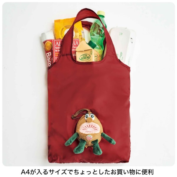 InRed 2026年7月号 付録【ゼスプリ キウイブラザーズ
レッドのぬいぐるみエコバッグ】 