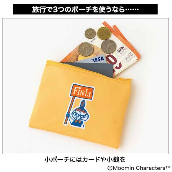 InRed 2026年8月・9月合併号増刊 付録【MOOMIN
夏色ポーチ3点セット】