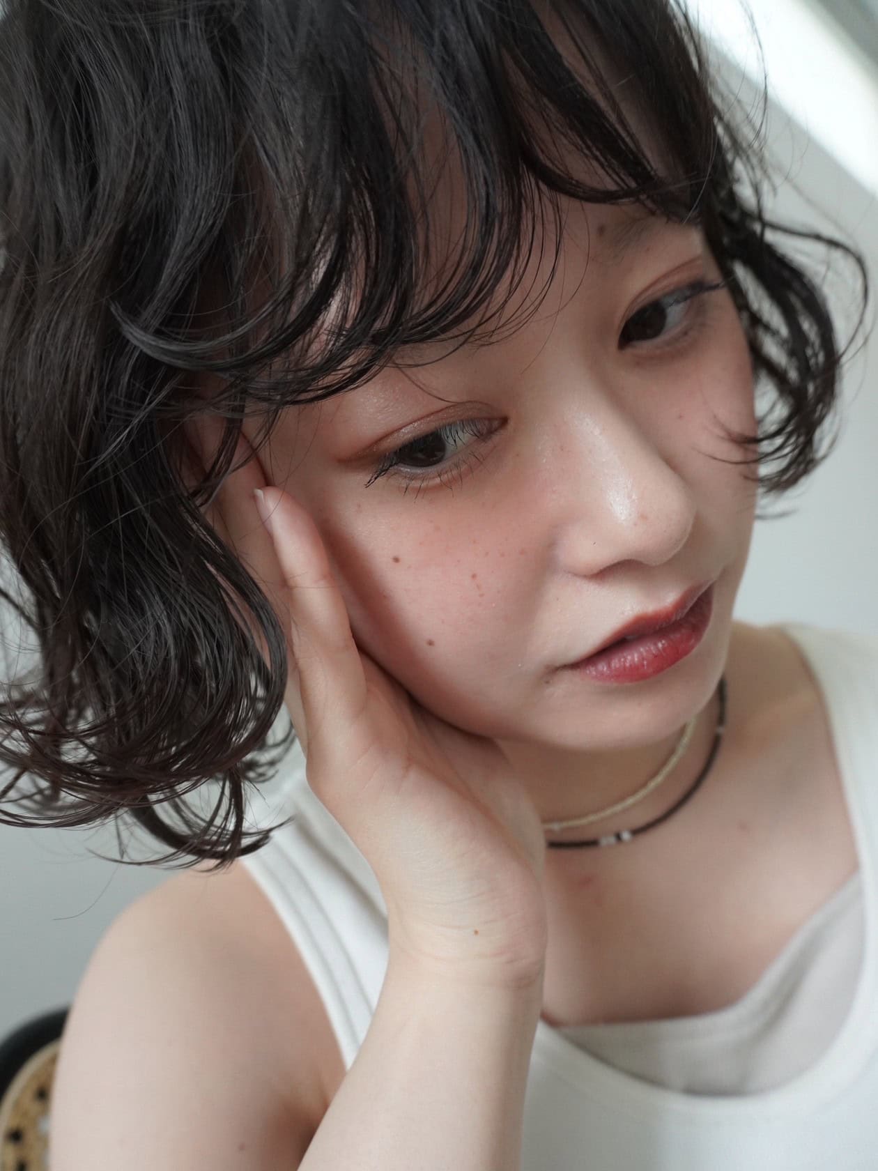 30代ヘアスタイル、レイジーパーマ、December jingumae