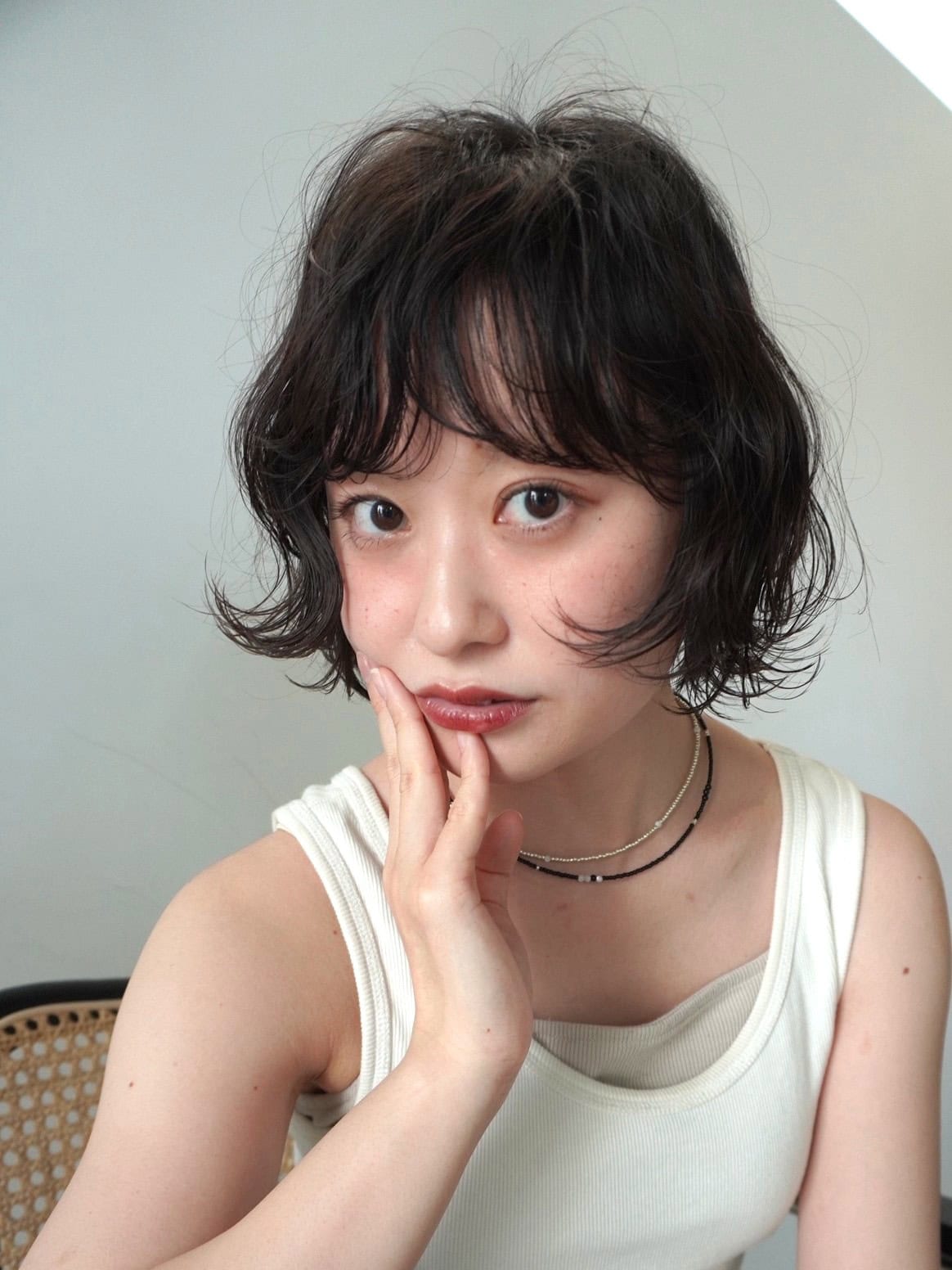 30代ヘアスタイル、レイジーパーマ、December jingumae