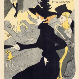 アンリ・ド・トゥールーズ＝ロートレック 《ディヴァン・ジャポネ》1895年 OGATAコレクション