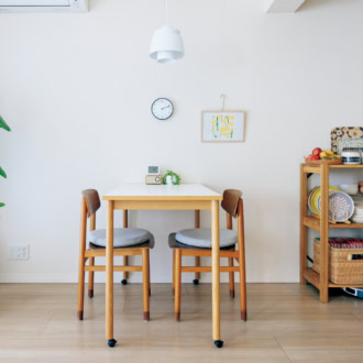 【インテリア実例】北欧デザインで作るシンプルな〈ふたり暮らし〉のおしゃれ部屋