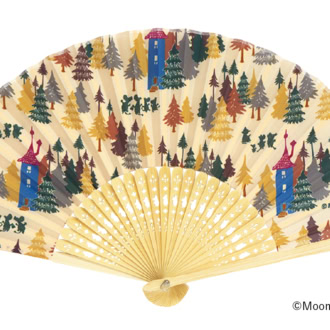 扇子［約H21×W37］¥2,640（ジカンスタイル）
