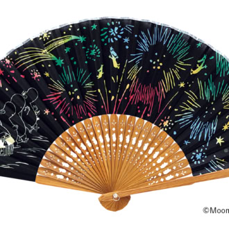 扇子［約H21×W37］¥2,640（ジカンスタイル）