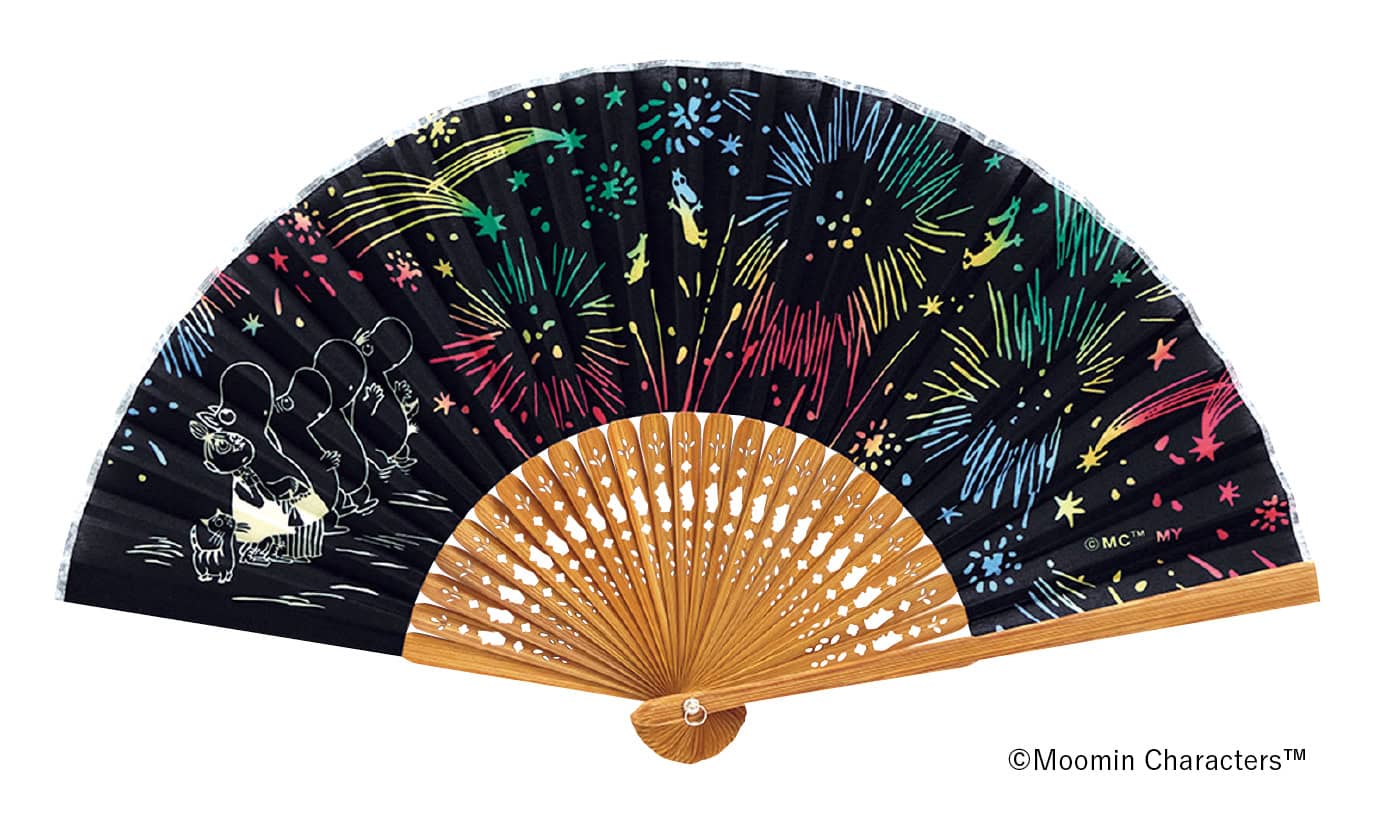 扇子［約H21×W37］¥2,640（ジカンスタイル）