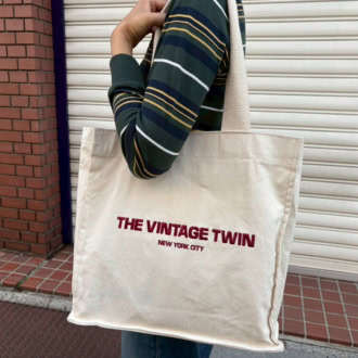 THE VINTAGE TWIN　キャンバストートバッグ