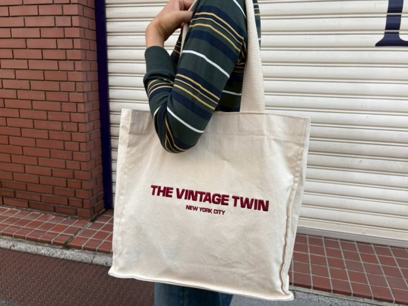 THE VINTAGE TWIN　キャンバストートバッグ