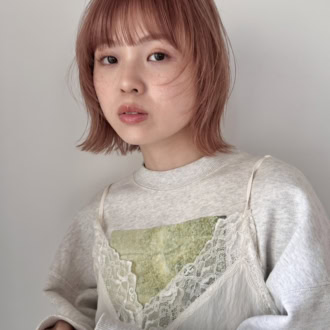 30代ヘアスタイル、フェイスレイヤーボブ、December/shibuya