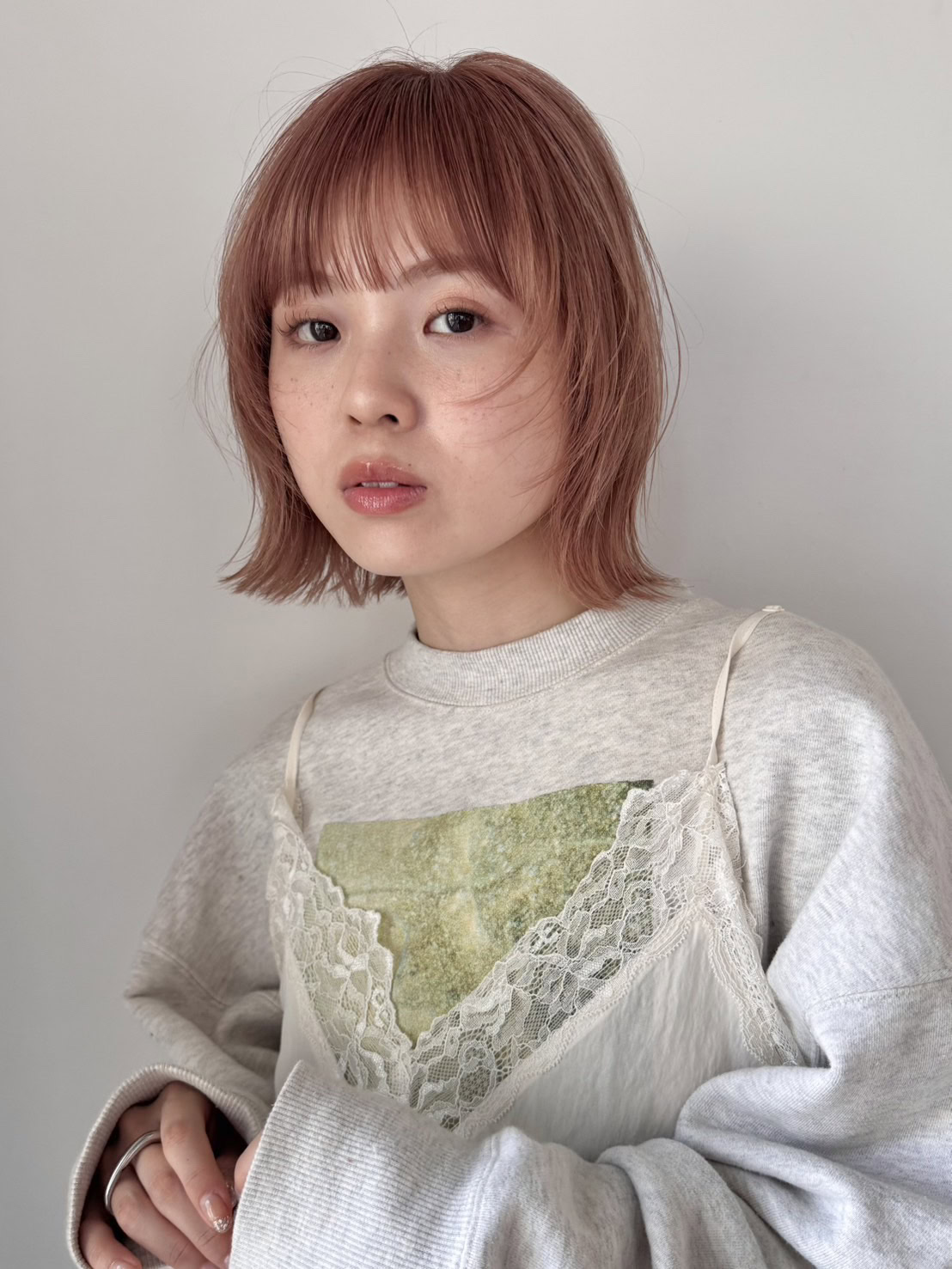 30代ヘアスタイル、フェイスレイヤーボブ、December/shibuya