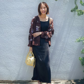 Shirt: TODAYFUL One-piece: TODAYFUL Bag: VASIC Shoes: SHISEI Necklace: ne Quittez pas Ring: MARIHA