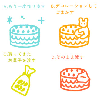 【心理テスト】手作りお菓子が大失敗…どうする？「あなたに合う好きな人へのアプローチ法」がわかる！
