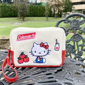 【InRed10月号増刊付録レビュー】コールマン×ハローキティのワッペン付きポーチ