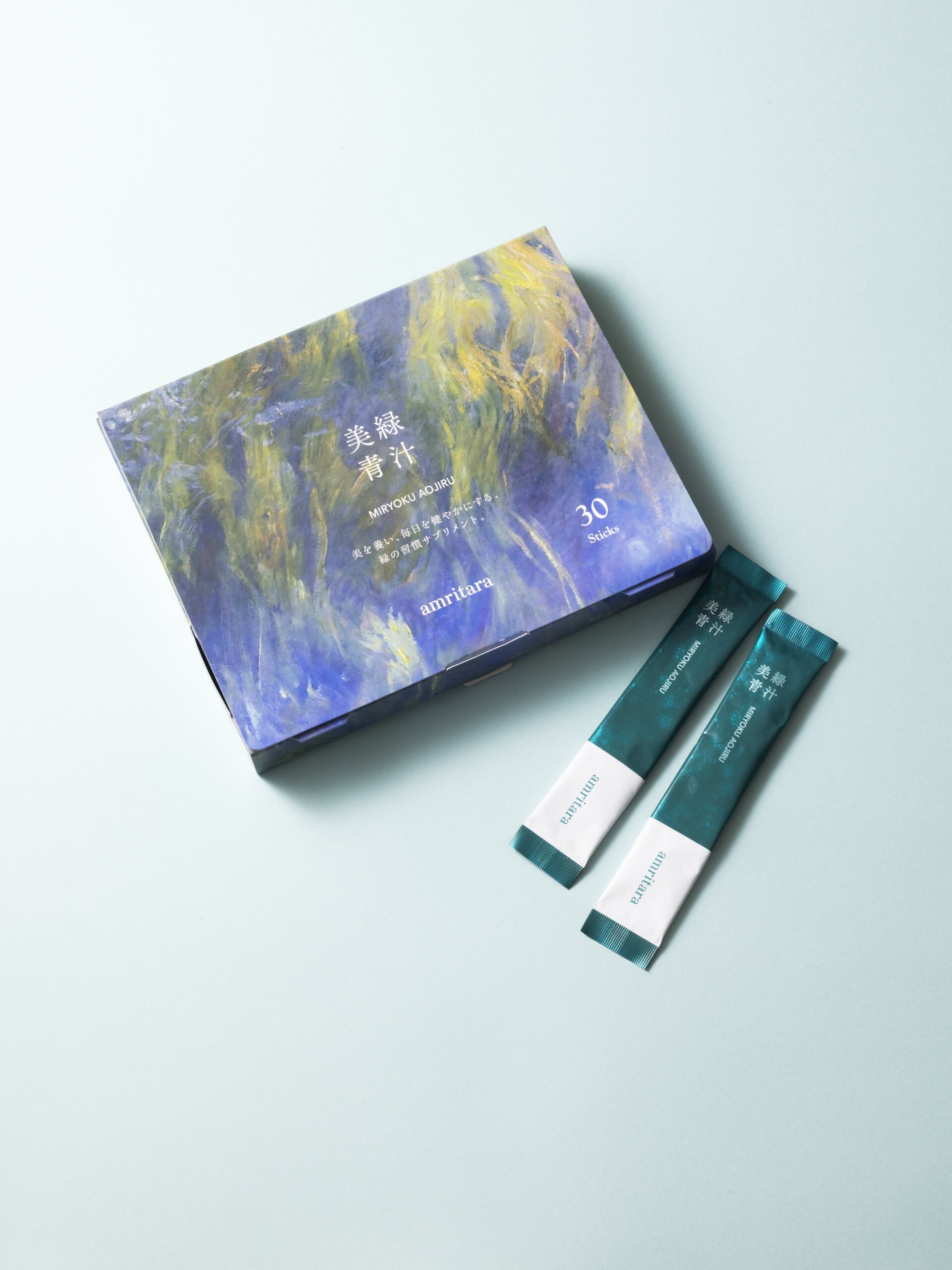 美緑青汁90g（3g×30袋）￥5,940（アムリターラ）