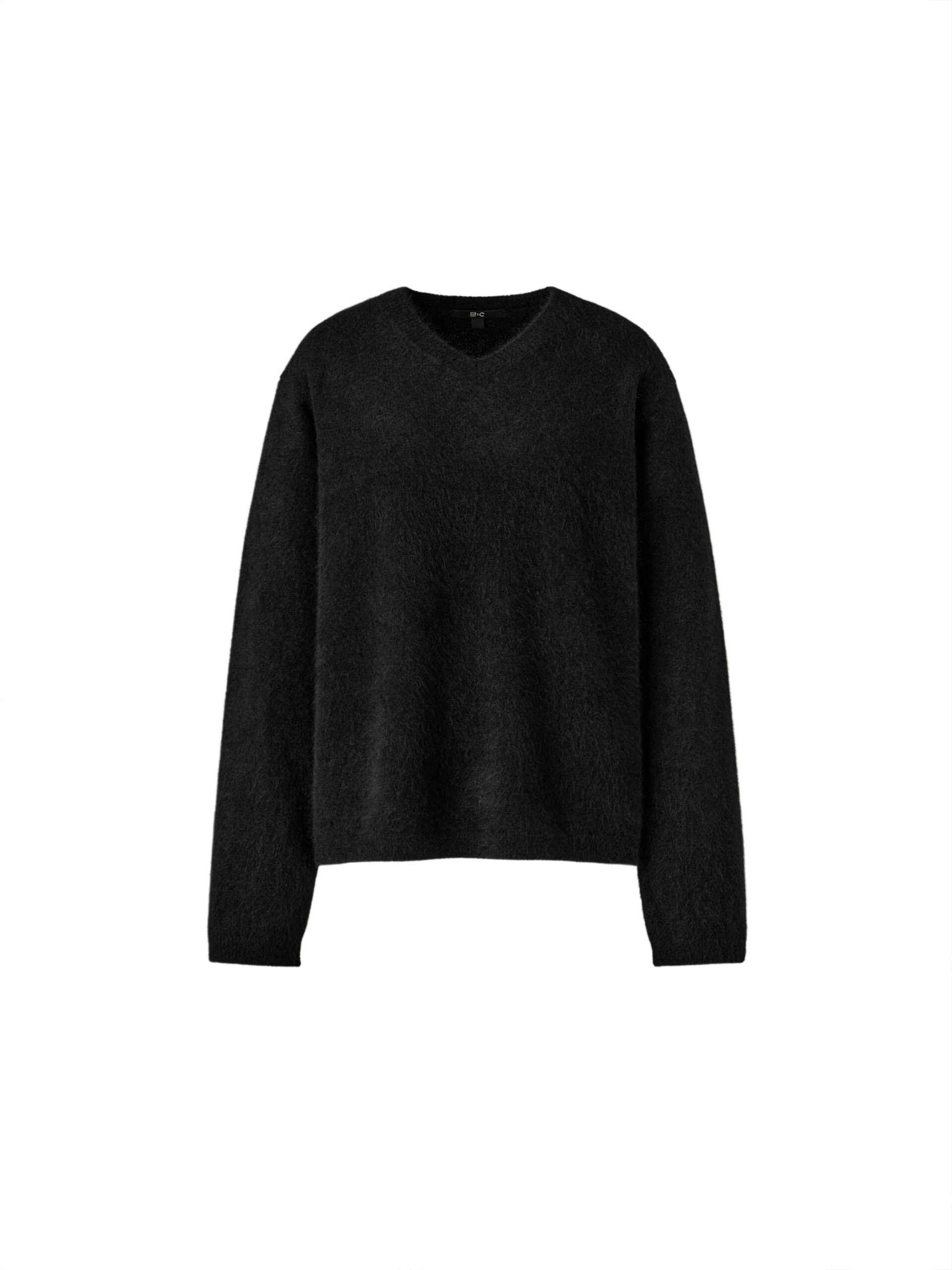 フラッフィカシミヤリラックスＶネックセーター￥12,900