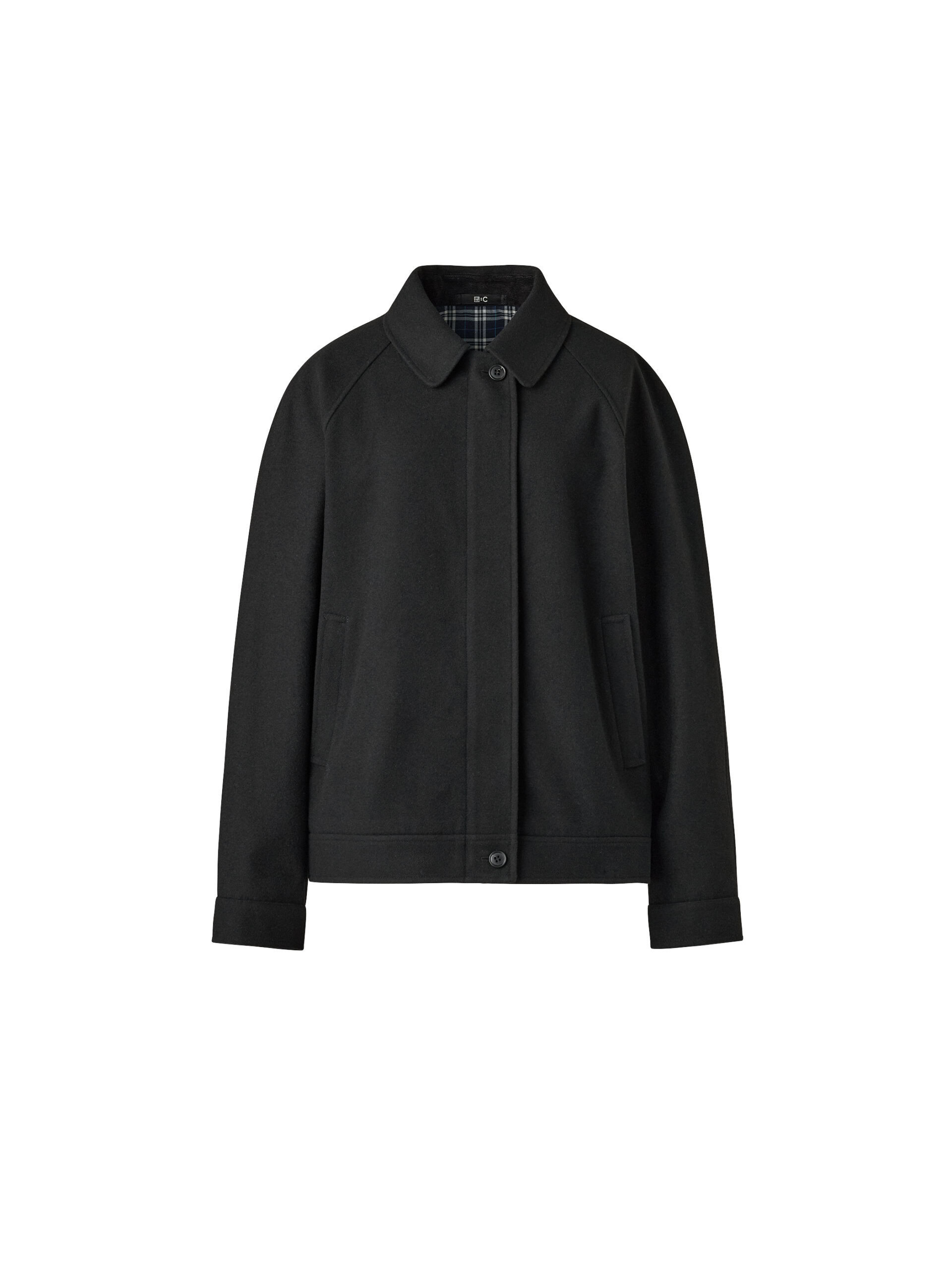 ウールブレンドハリントンジャケット￥7,990
