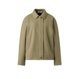 ウールブレンドハリントンジャケット￥7,990