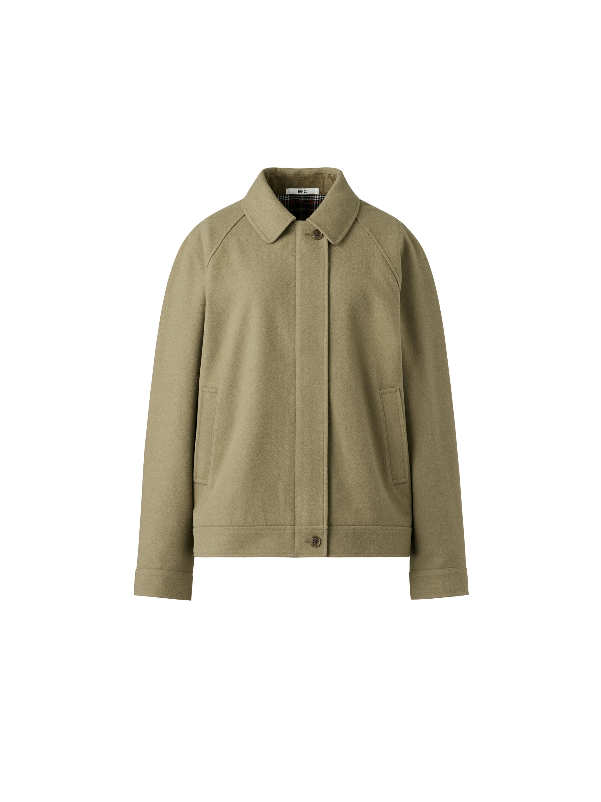 ウールブレンドハリントンジャケット￥7,990