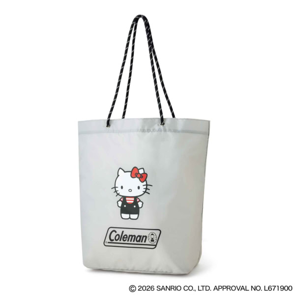InRed 2026年10月号 付録【Coleman × Hello Kitty
肩がけできるロープハンドル大容量エコバッグ】 
