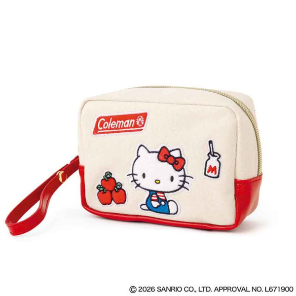 InRed 2026年10月号増刊 付録【Coleman × HELLO KITTY
ワッペン付きポーチ】 