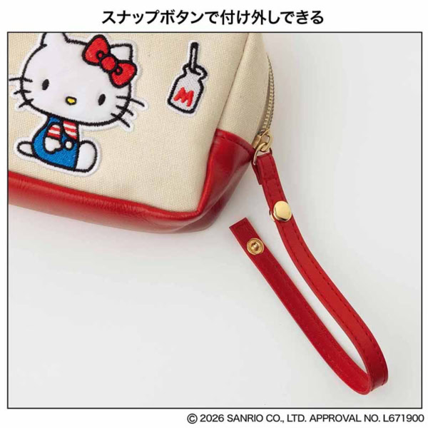 InRed 2026年10月号増刊 付録【Coleman × HELLO KITTY
ワッペン付きポーチ】 