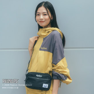 【インレッド11月号】撥水加工＆止水ファスナーで雨にも強い！ピーナッツ×ワイルドシングスのショルダーバッグ 付録