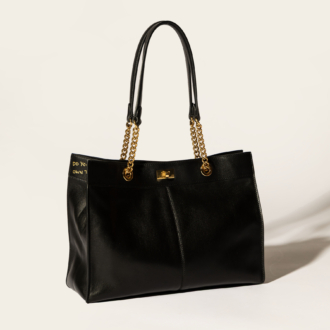 アニヤハインドマーチ×ロンハーマンコラボバッグSmall Mortimer Tote（ブラック）￥209,000